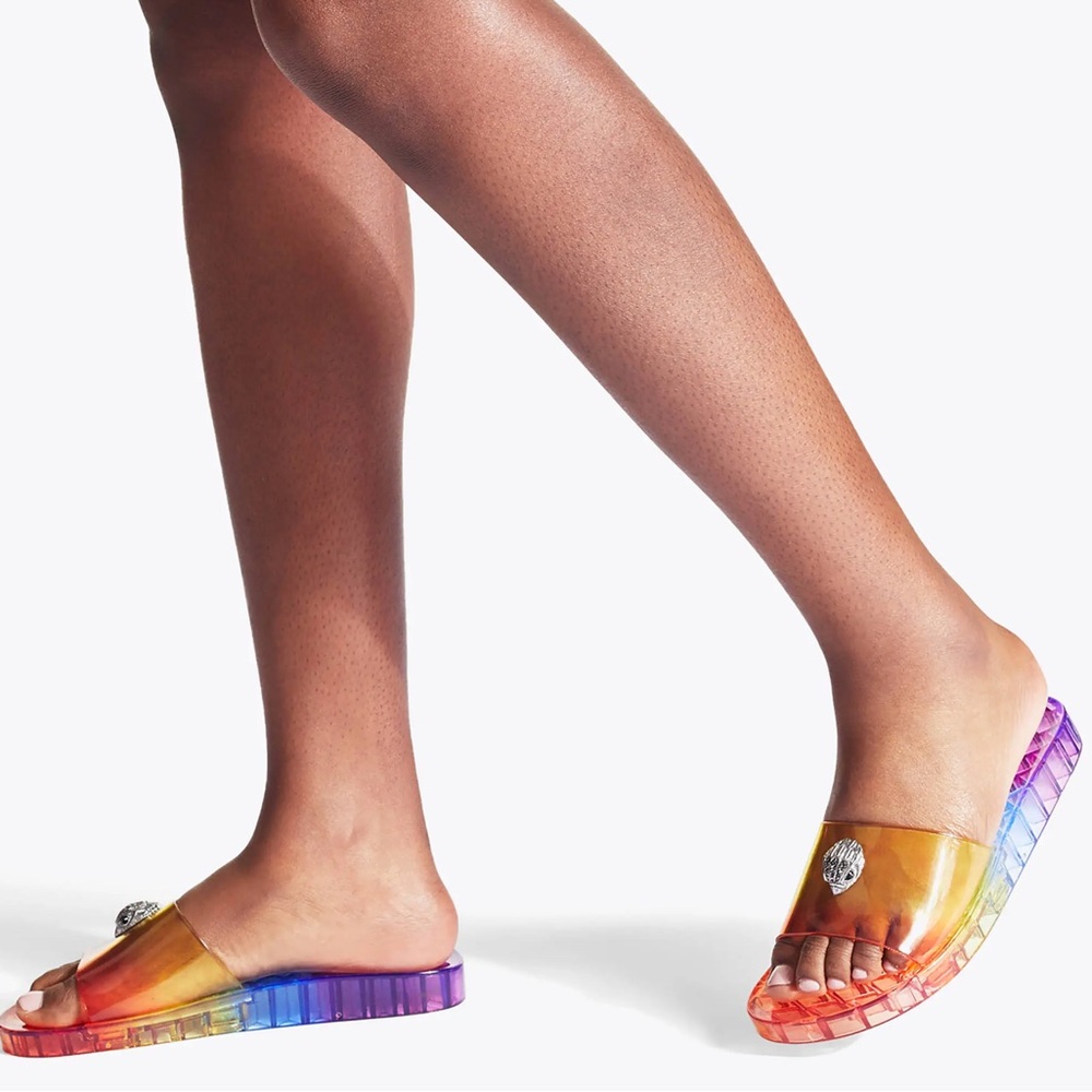 Kurt Geiger Maddie Rainbow Slides